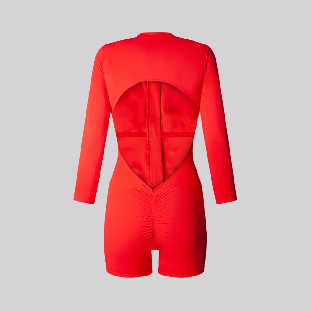 Mono Fit – Manga Larga y Cremallera