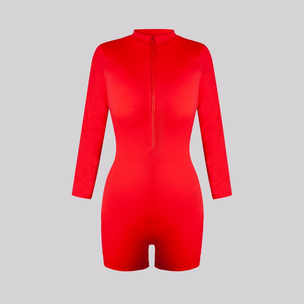 Mono Fit – Manga Larga y Cremallera